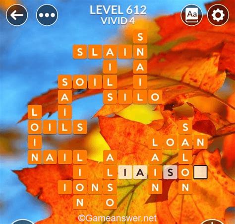 level 612 wordscapes